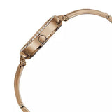 Buy Shop Guess Muse Quartz Silver Dial Rose Gold Steel Strap Watch For Women - W1008L3 USA Online