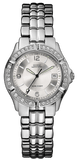 Buy Shop Guess Water Pro Diamonds Silver Dial Silver Steel Strap Watch For Women - G75511M USA Online