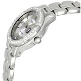 Buy Shop Guess Water Pro Diamonds Silver Dial Silver Steel Strap Watch For Women - G75511M USA Online