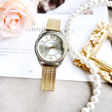 Buy Shop Guess Whisper Silver Dial Gold Mesh Bracelet Watch for Women - W1084L2 USA Online