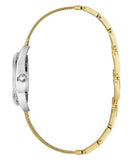 Buy Shop Guess Whisper Silver Dial Gold Mesh Bracelet Watch for Women - W1084L2 USA Online