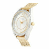 Buy Shop Guess Whisper Silver Dial Gold Mesh Bracelet Watch for Women - W1084L2 USA Online
