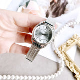 Buy Shop Guess Whisper Silver Dial Silver Mesh Bracelet Watch for Women - W1084L1 USA Online