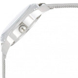 Buy Shop Guess Whisper Silver Dial Silver Mesh Bracelet Watch for Women - W1084L1 USA Online