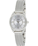 Buy Shop Guess Whisper Silver Dial Silver Mesh Bracelet Watch for Women - W1084L1 USA Online