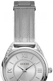 Buy Shop Guess Whisper Silver Dial Silver Mesh Bracelet Watch for Women - W1084L1 USA Online