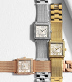 Buy Shop Guess White Dial Gold Mesh Bracelet Watch For Women - W0826L2 USA Online
