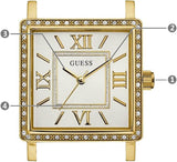 Buy Shop Guess White Dial Gold Mesh Bracelet Watch For Women - W0826L2 USA Online