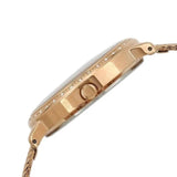 Buy Shop Guess Willow Crystal Blue Dial Rose Gold Mesh Bracelet Watch For Women - W0836L1 USA Online