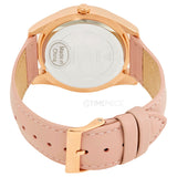 Buy Shop Guess Wonderlust Beige Dial Pink Leather Strap Watch for Women - W1065L1 USA Online