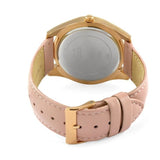 Buy Shop Guess Wonderlust Beige Dial Pink Leather Strap Watch for Women - W1065L1 USA Online