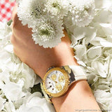 Buy Shop Guess Zena Analog White Dial White Rubber Strap Watch For Women - W1094L1 USA Online