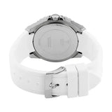 Buy Shop Guess Zena Analog White Dial White Rubber Strap Watch For Women - W1094L1 USA Online