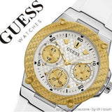 Buy Shop Guess Zena Analog White Dial White Rubber Strap Watch For Women - W1094L1 USA Online