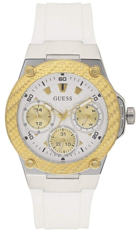 Buy Shop Guess Zena Analog White Dial White Rubber Strap Watch For Women - W1094L1 USA Online