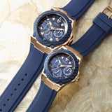 Buy Shop Guess Zena Blue Dial Blue Silicone Strap Watch For Women - W1049L2 USA Online