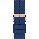 Buy Shop Guess Zena Blue Dial Blue Silicone Strap Watch For Women - W1049L2 USA Online