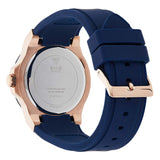 Buy Shop Guess Zena Blue Dial Blue Silicone Strap Watch For Women - W1049L2 USA Online