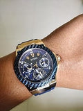 Buy Shop Guess Zena Blue Dial Blue Silicone Strap Watch For Women - W1094L2 USA Online