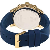 Buy Shop Guess Zena Blue Dial Blue Silicone Strap Watch For Women - W1094L2 USA Online