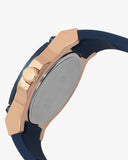 Buy Shop Guess Zena Blue Dial Blue Silicone Strap Watch For Women - W1094L2 USA Online