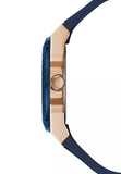 Buy Shop Guess Zena Blue Dial Blue Silicone Strap Watch For Women - W1094L2 USA Online