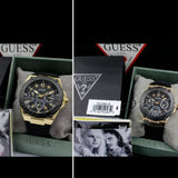 Buy Shop Guess Zena Chronograph Black Dial Black Rubber Strap Watch For Women - W1094L6 USA Online