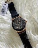 Buy Shop Guess Zena Chronograph Black Dial Black Rubber Strap Watch For Women - W1094L6 USA Online