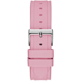 Buy Shop Guess Zena Quartz White Dial Pink Rubber Strap Watch For Women - W1094L4 USA Online