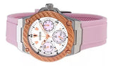 Buy Shop Guess Zena Quartz White Dial Pink Rubber Strap Watch For Women - W1094L4 USA Online
