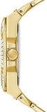 Buy Shop Guess Zeus Diamonds Gold Dial Gold Steel Strap Watch for Men - GW0209G2 USA Online