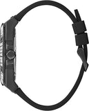 Buy Shop Guess Zeus Multifunction Crystals Black Dial Black Silicone Strap Watch For Men - GW0208G5 USA Online