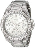 Buy Shop Guess Zeus Multifunction Diamonds Silver Dial Silver Steel Strap Watch for Men - GW0209G1 USA Online