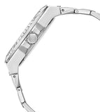 Buy Shop Guess Zeus Multifunction Diamonds Silver Dial Silver Steel Strap Watch for Men - GW0209G1 USA Online