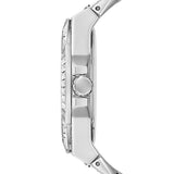 Buy Shop Guess Zeus Multifunction Diamonds Silver Dial Silver Steel Strap Watch for Men - GW0209G1 USA Online