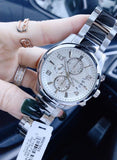 Buy Shop Guess Exec Quartz Silver Dial Silver Steel Strap Watch for Men - W0075G3 USA Online