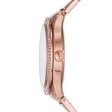 Buy Shop Michael Kors Kerry Purple Dial Rose Gold Stainless Steel Strap Watch for Women - MK3482 USA Online