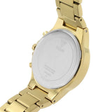 Buy Shop Guess Moonlight Diamonds Gold Dial Gold Steel Strap Watch for Women - GW0320L5 USA Online