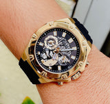 Buy Shop Guess Third Gear Analog Blue Dial Blue Rubber Strap Watch for Men - GW0334G3 USA Online