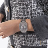 Buy Shop Guess Deco Multifunction Quartz Silver Dial Silver Steel Strap Watch For Women - GW0472L1 USA Online