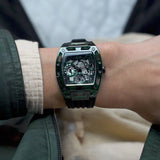 Buy Shop Guess Phoenix Analog Black Dial Black Silicone Strap Watch For Men- GW0499G7 USA Online