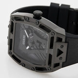 Guess Legend Black Dial Black Silicone Strap Watch For Men - GW0500G2