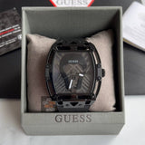 Guess Legend Black Dial Black Silicone Strap Watch For Men - GW0500G2