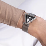 Buy Shop Guess Quartz Silver Dial Silver Mesh Strap Watch For Women - GW050L1 USA Online