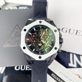 Buy Shop Guess Formula Chronograph Black Dial Black Silicone Strap Watch For Men - GW0579G1 USA Online