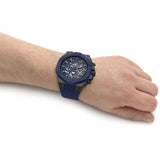 Buy Shop Guess Formula Multifunction Blue Dial Blue Silicone Strap Watch For Men - GW0579G3 USA Online