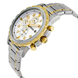 Buy Shop Fossil Dean Chronograph White Dial Silver Steel Strap Watch for Men - FS4795 USA Online