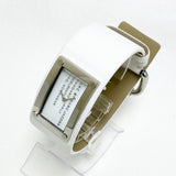 Buy Shop Marc Jacobs Champagne Dial White Leather Strap Watch for Women - MBM2043 USA Online