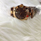 Buy Shop Marc Jacobs Amy Grey Dial Two Tone Steel Strap Watch for Women - MBM3195 USA Online