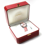 Buy Shop Cartier Ballon Bleu De Cartier Pink Dial Pink Leather Strap Watch for Women - WSBB0007 USA Online